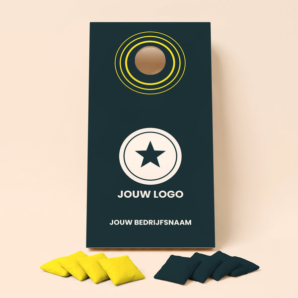 Cornhole set own logo Rings (example)