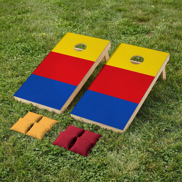 Cornhole set North Holland flag