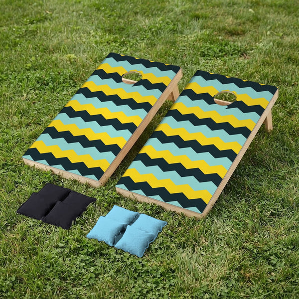 Cornhole set Zigzag