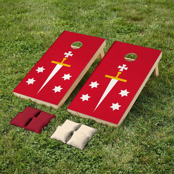 Cornhole set Haarlem flag