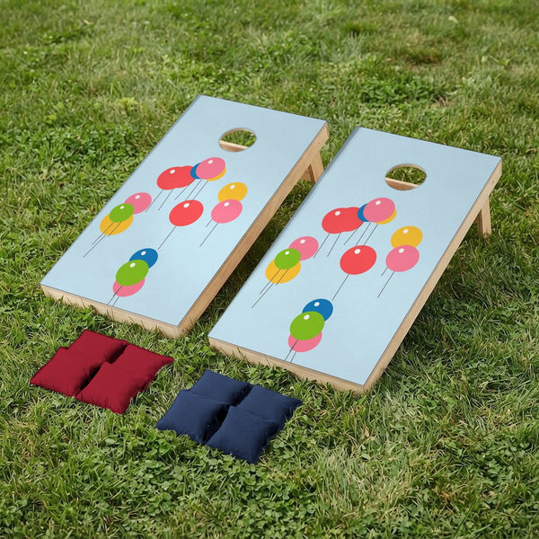 Cornhole set Balloons