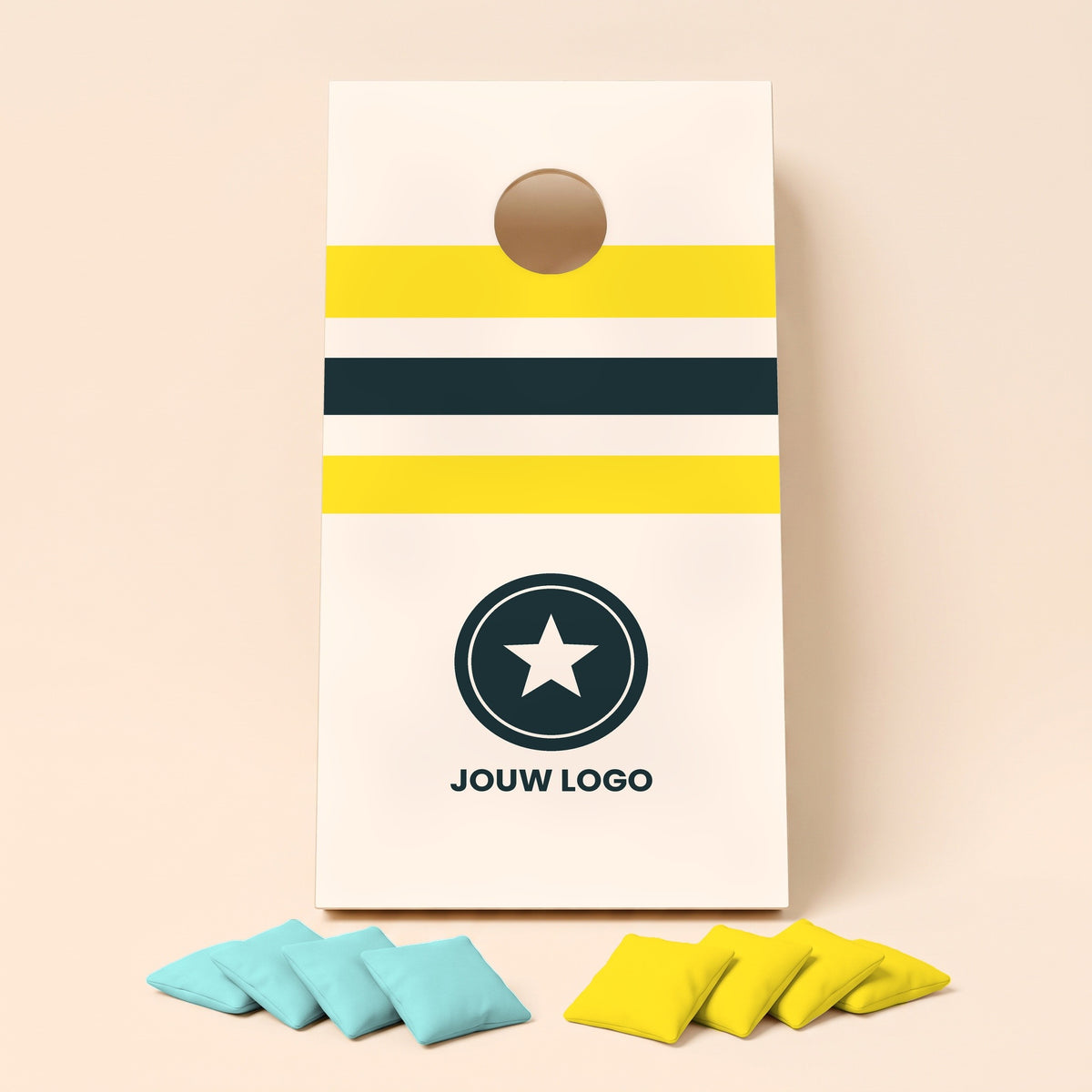 Cornholebord eigen logo Banden, los bord