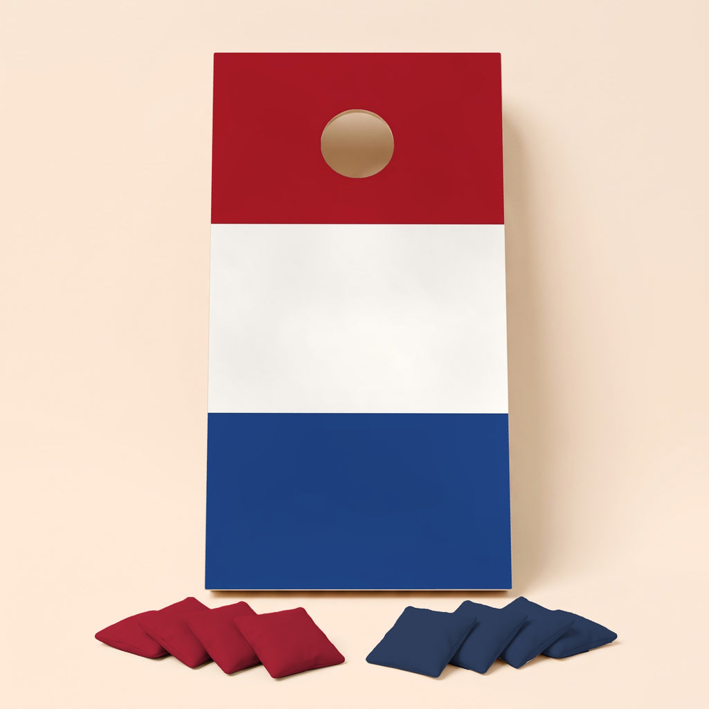 Cornholebord Nederlandse vlag, los bord zonder zakjes