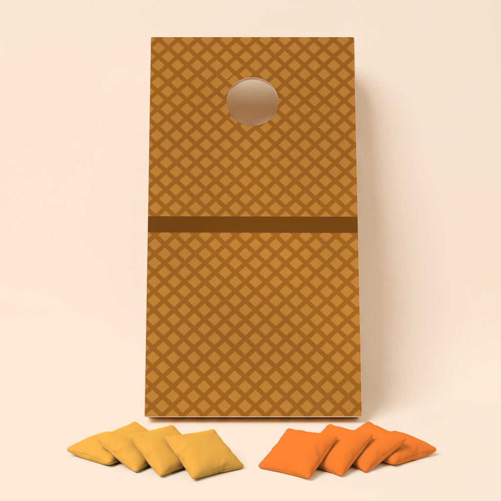 Cornholebord Stroopwafel, los bord zonder zakjes