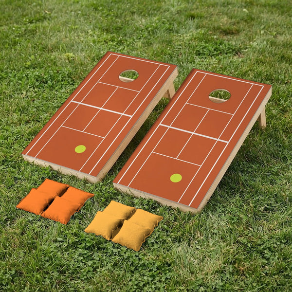 Cornholeset Tennisbaan