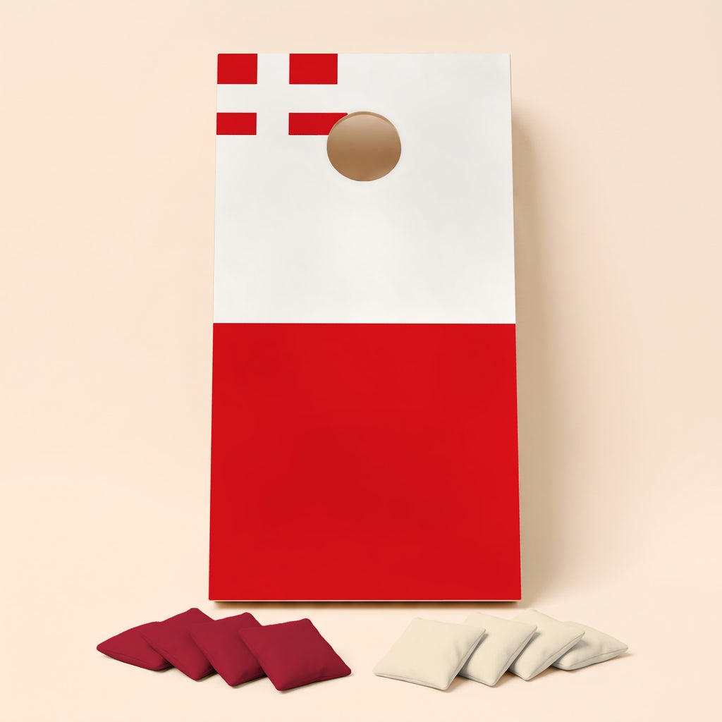Cornholebord Utrechtse vlag, los bord zonder zakjes