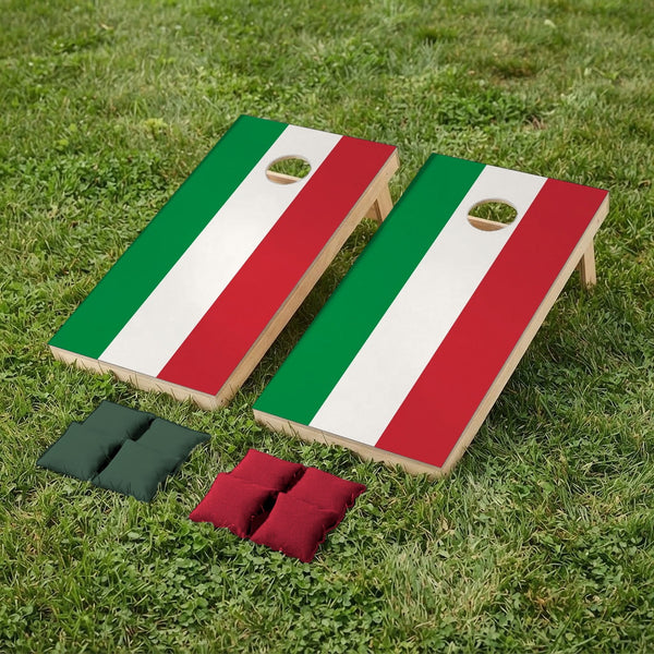 Cornholeset Italiaanse vlag