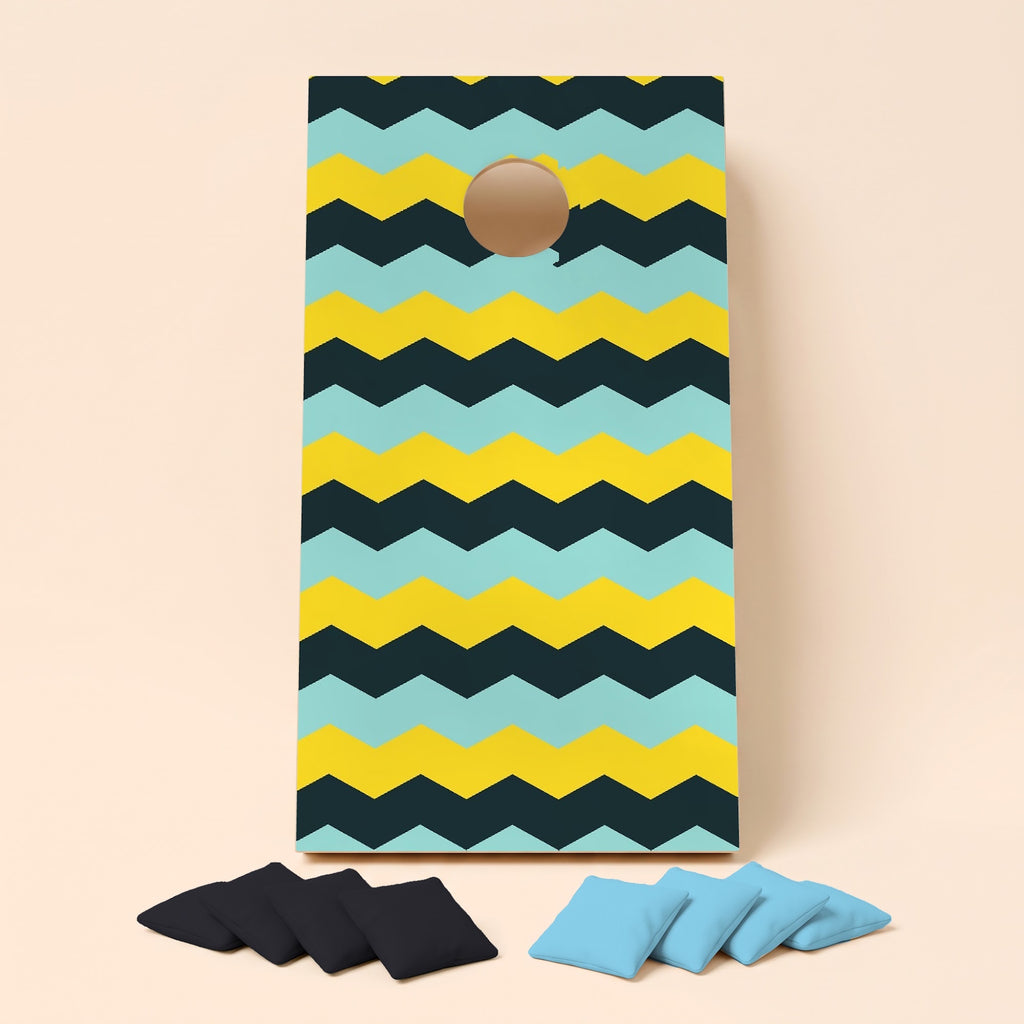 Cornholebord Zigzag, los bord zonder zakjes