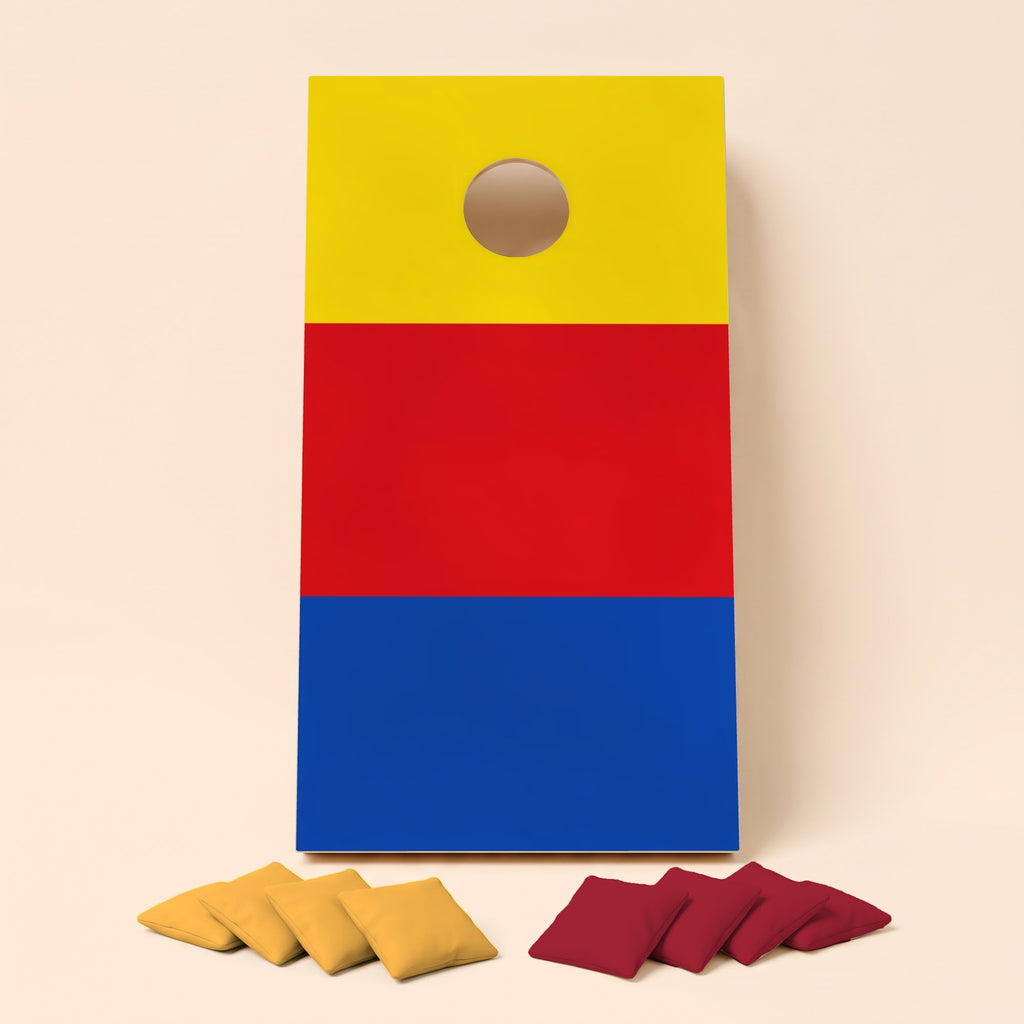 Cornholebord Noord-Hollandse vlag, los bord zonder zakjes
