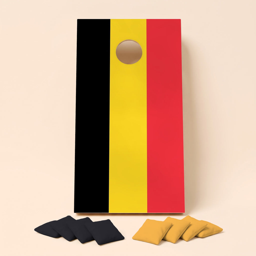 Cornholebord Belgische vlag, los bord zonder zakjes
