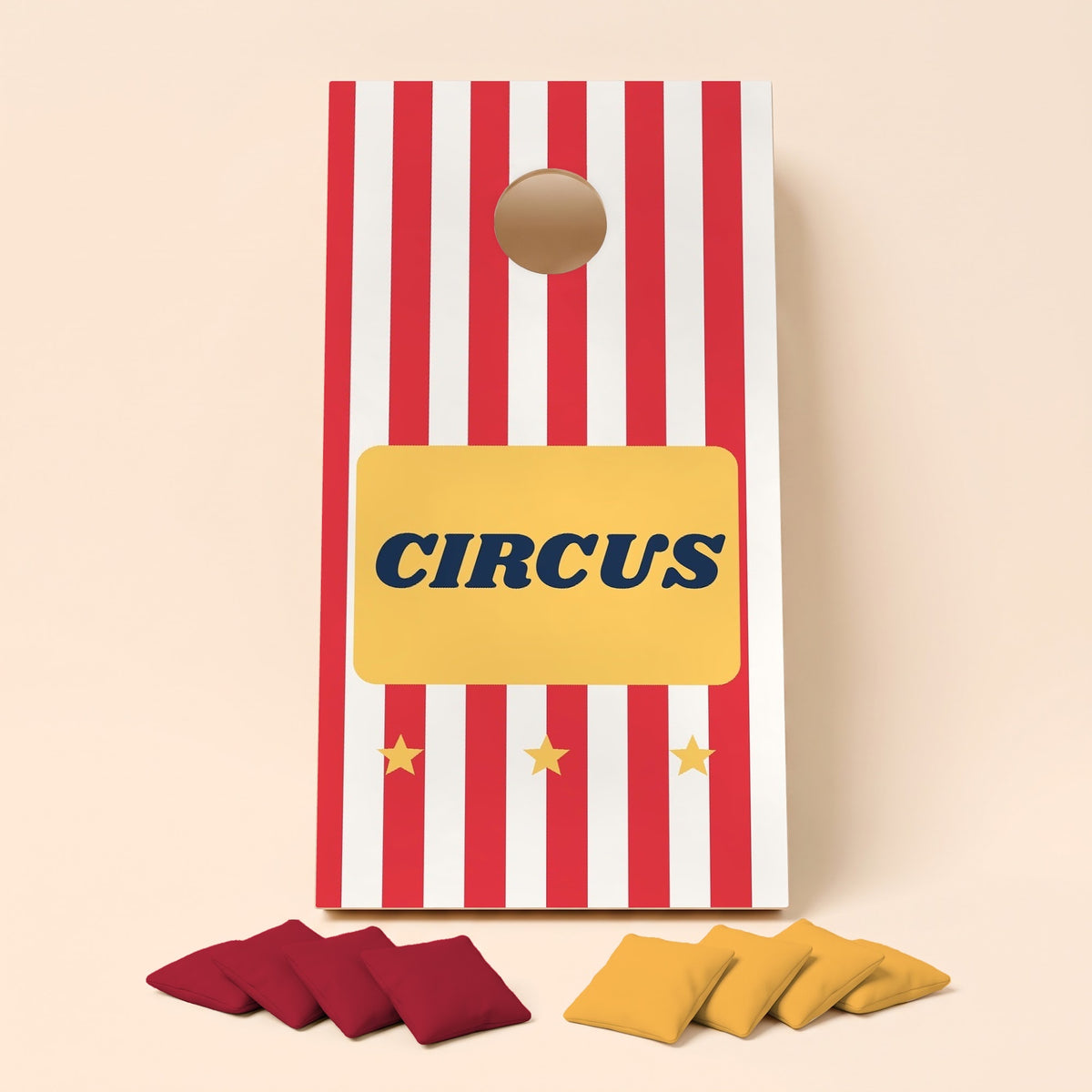 Cornholebord Circus, los bord zonder zakjes