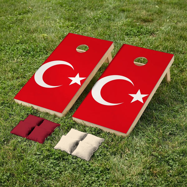 Cornholeset Turkse vlag