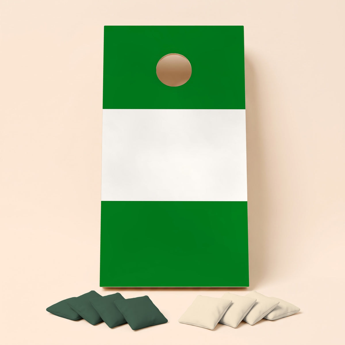 Cornholebord Rotterdamse vlag, los bord zonder zakjes