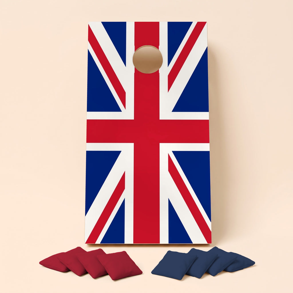 Cornholebord Britse vlag, los bord zonder zakjes