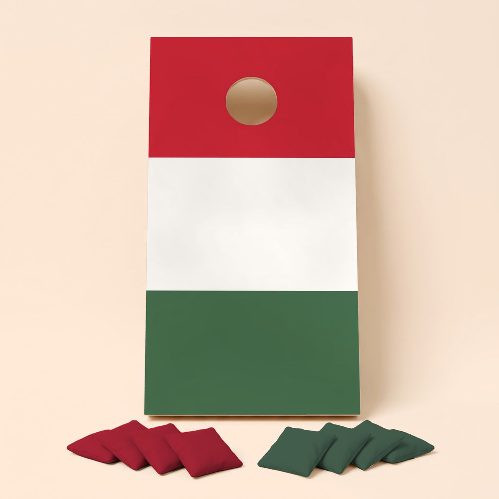 Cornholebord Hongaarse vlag, los bord zonder zakjes