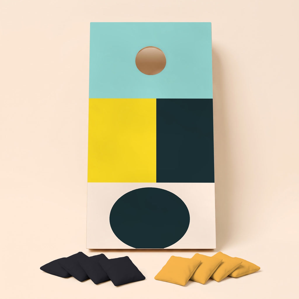 Cornholebord Colorblock, los bord zonder zakjes