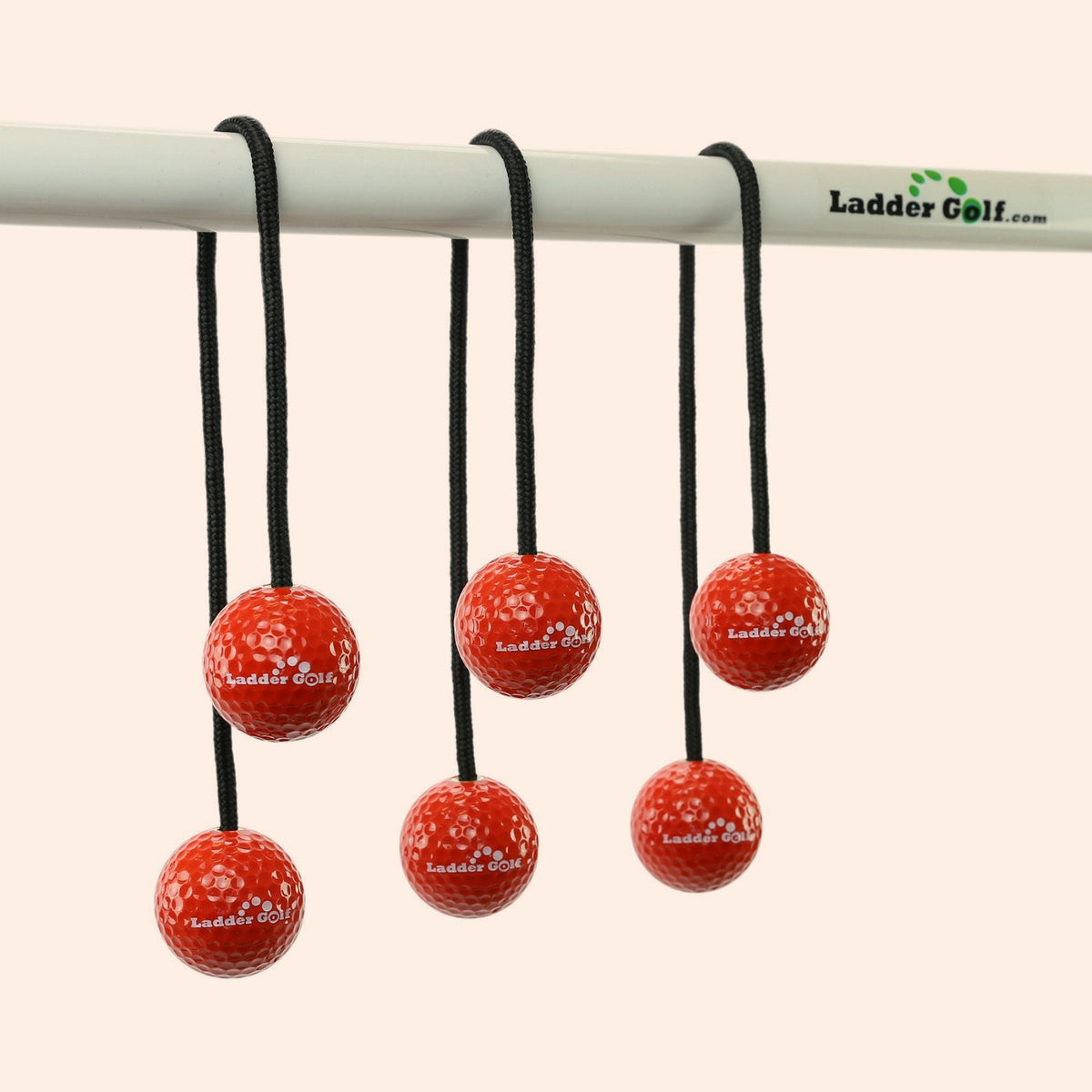 Laddergolf hard bolas rood
