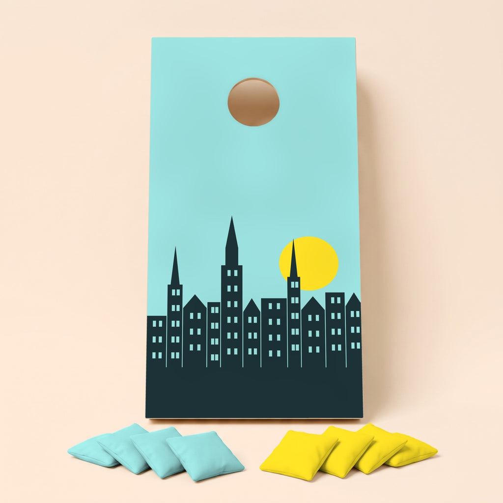 Cornholebord Skyline Amsterdam, los bord