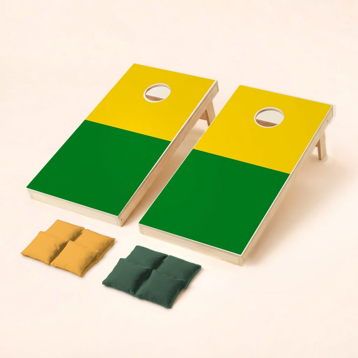 Cornholeset met vlag van Den Haag