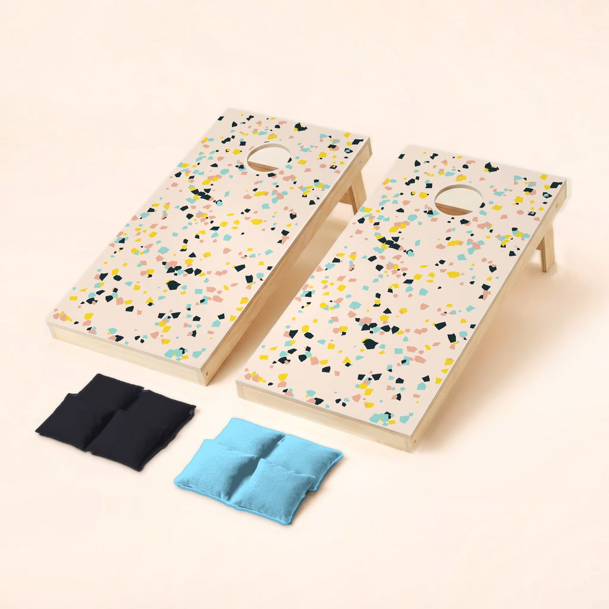 Cornholeset Terrazzo