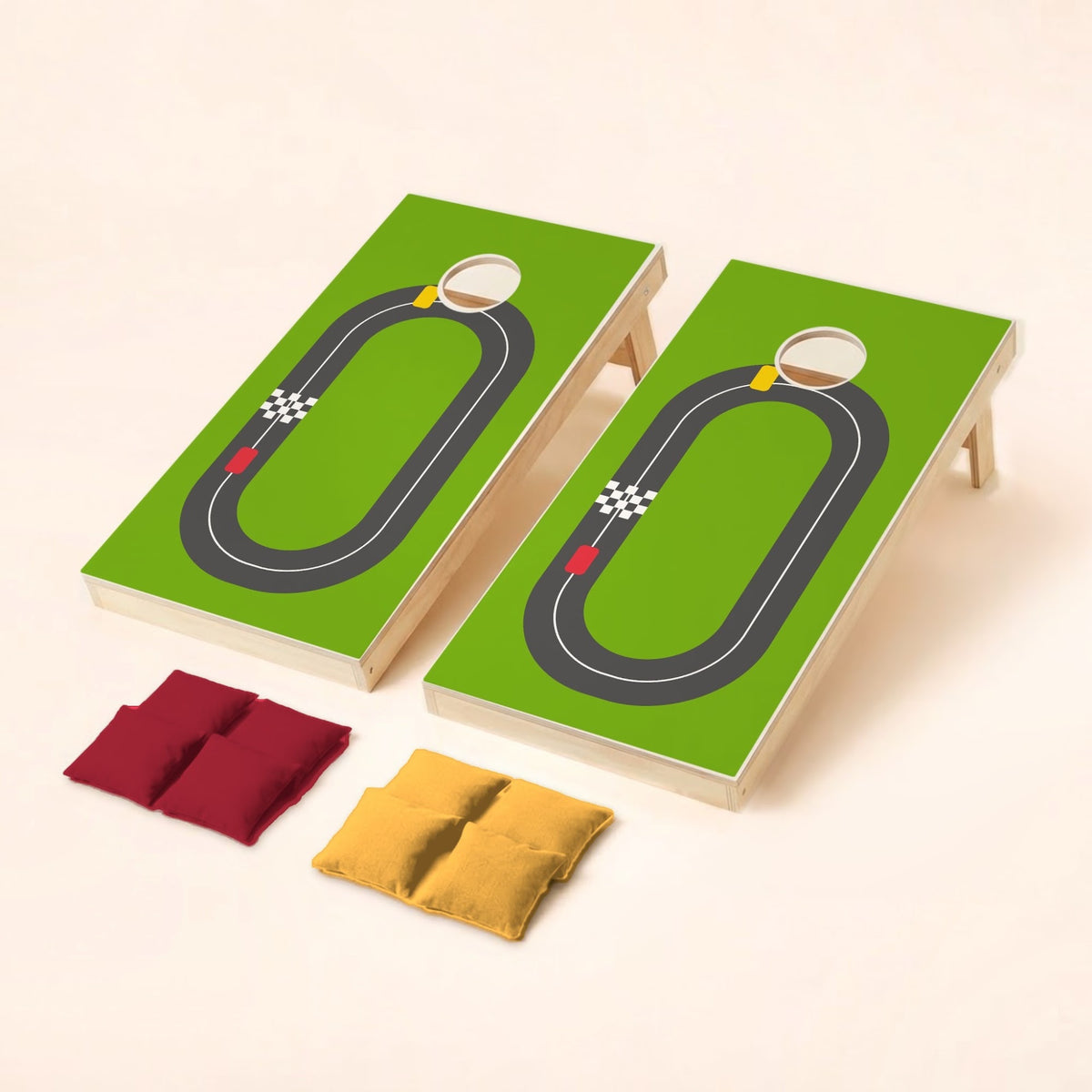 Cornholeset Racebaan