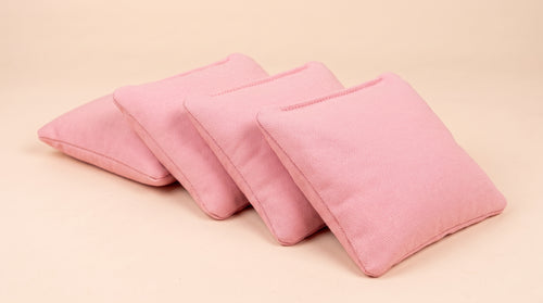 Cornhole zakjes roze, set van 4