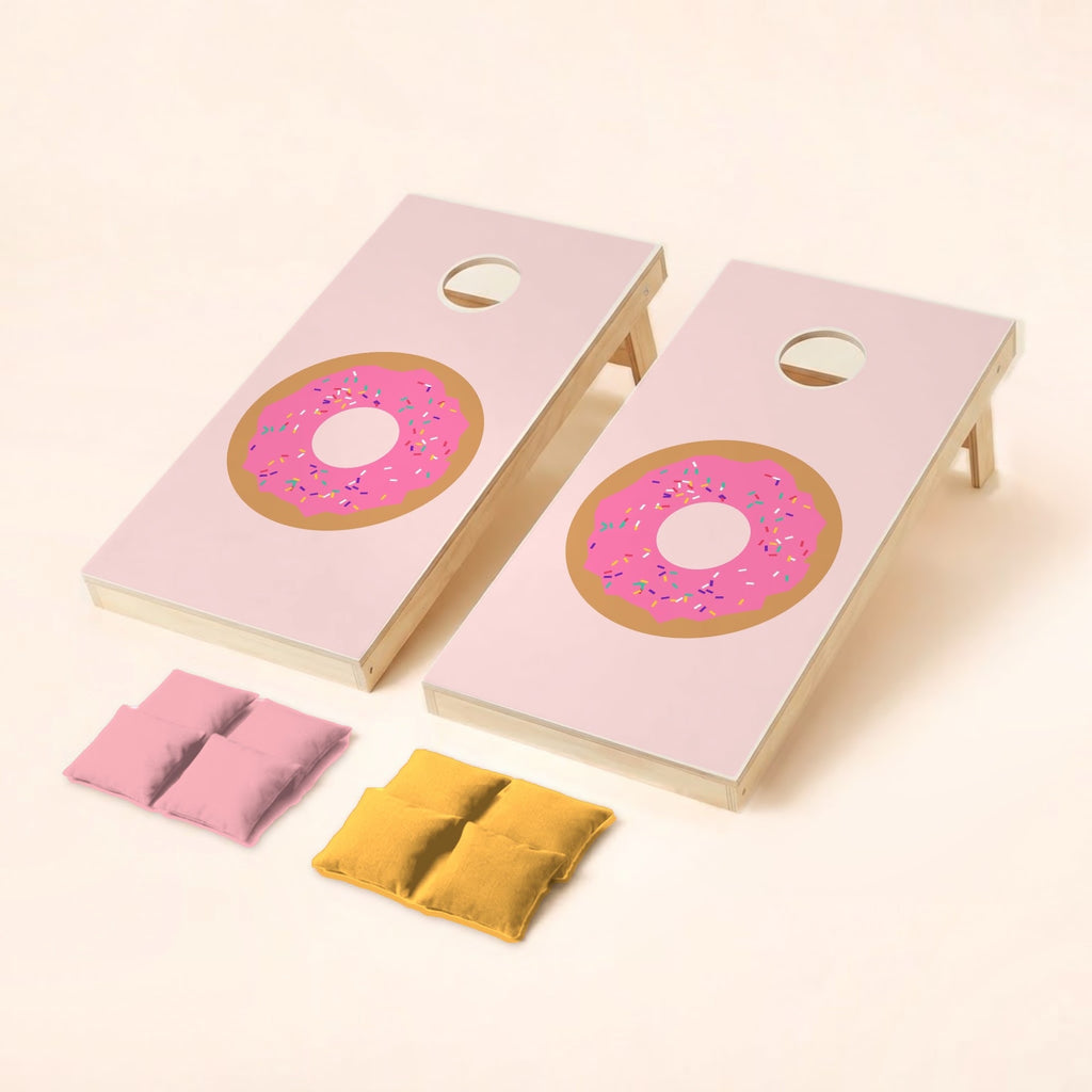 Cornholeset Donut