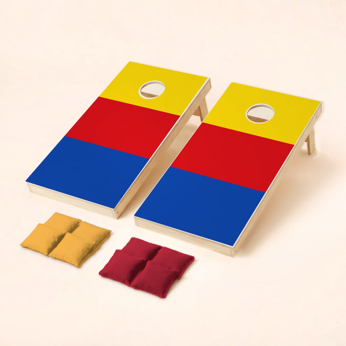 Cornholeset met de vlag van Noord-Holland