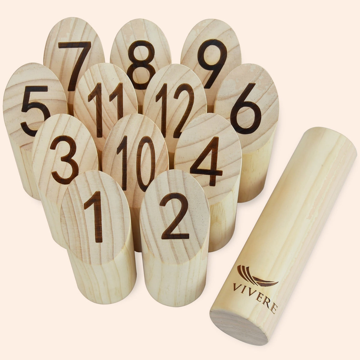 Viking Throw houten werpstokken en kegels