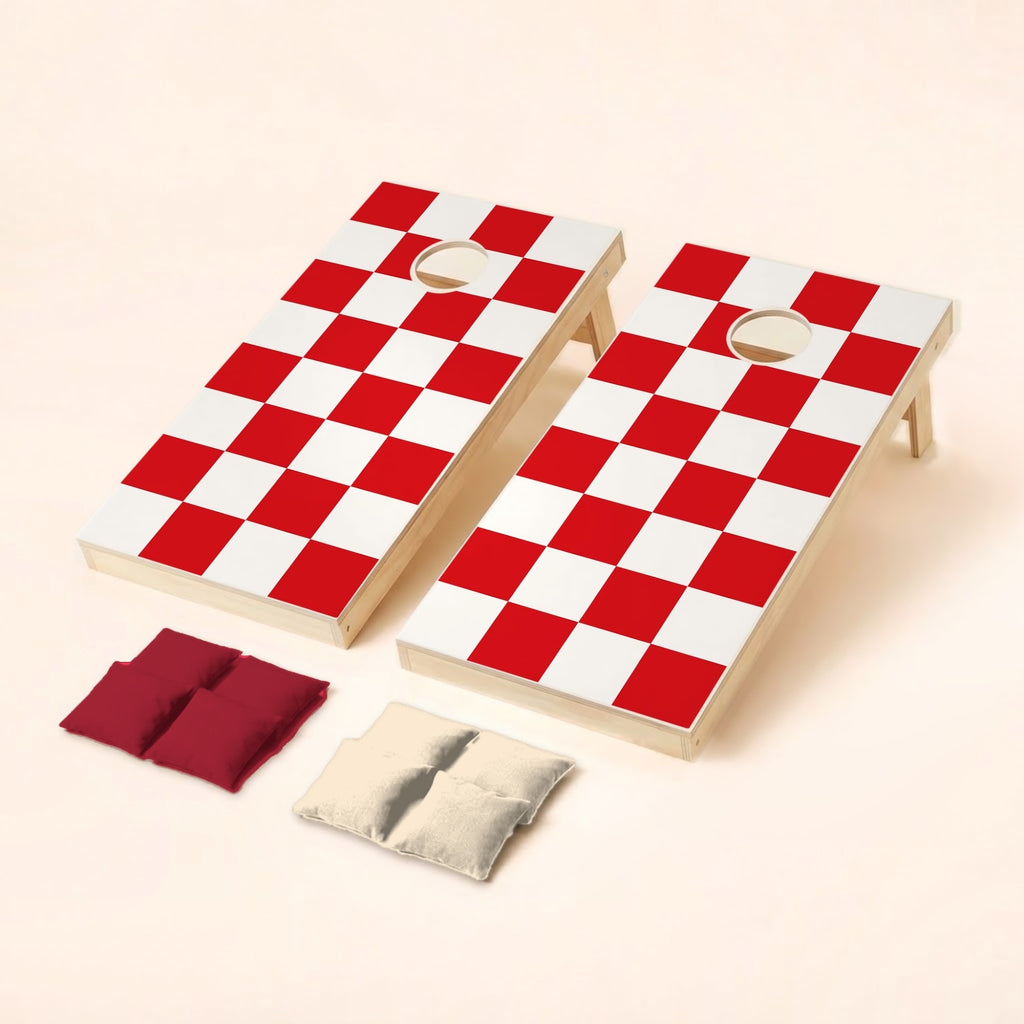 Cornholeset met de vlag van Noord-Brabant